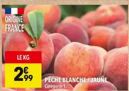 Supeco Origine France Pêche Blanche / Jaune offre