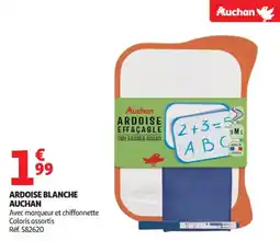 Auchan Supermarché Ardoise blanche auchan offre