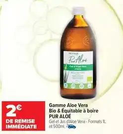 Carrefour City Gamme aloe vera bio & équitable à boire offre