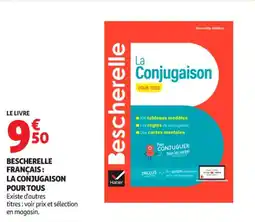 Auchan Supermarché Bescherelle français la conjugaison pour tous offre