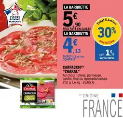 E.Leclerc Carpaccio charal offre