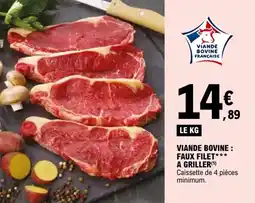 E.Leclerc Viande bovine faux filet a griller offre