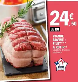 E.Leclerc Viande bovine filet a rotir offre