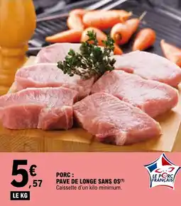 E.Leclerc Porc pave de longe sans os offre