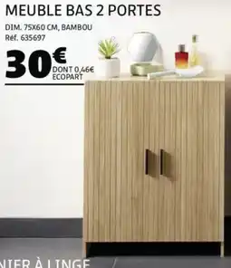 Gifi Meuble bas 2 portes offre