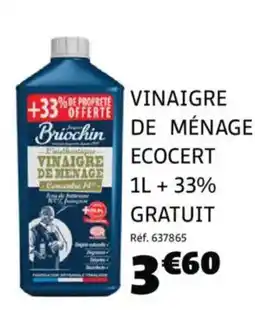 Gifi Vinaigre demenage de ménage ecocert offre