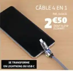 Gifi Câble 4 en 1 offre