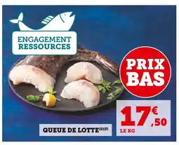 Super U Queue de lotte offre