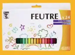 Gifi 24 feutres offre