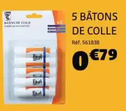 Gifi 5 bâtons de colle offre