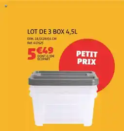 Gifi Lot de 3 box offre