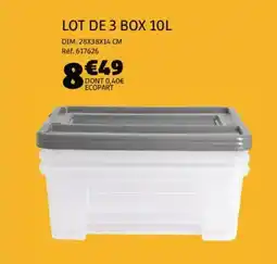 Gifi Lot de 3 box offre