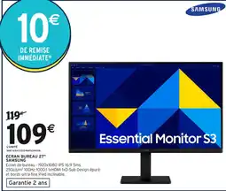 Intermarché Hyper SAMSUNG Ecran bureau 27" offre