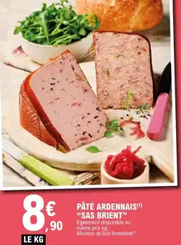 E.Leclerc Pâté ardennais sas brient offre