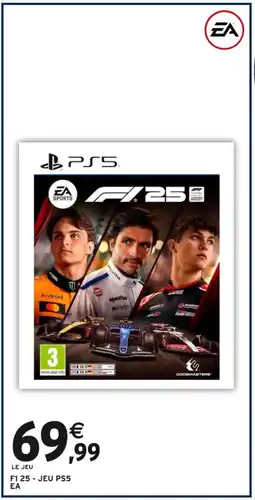 Intermarché Hyper F1 25 jeu ps5 ea offre
