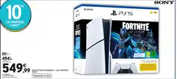 Intermarché Hyper SONY Ps5 édition standard + jeu fortnite offre