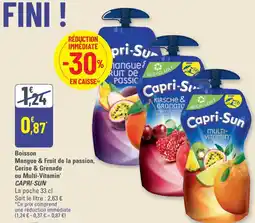 G20 CAPRI-SUN Boisson Mangue & Fruit de la passion, Cerise & Grenade ou Multi-Vitamin' offre