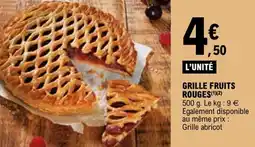 E.Leclerc Grille fruits rouges offre