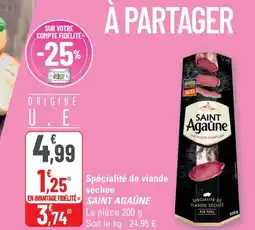 G20 SAINT AGAÛNE Spécialité de viande séchée offre