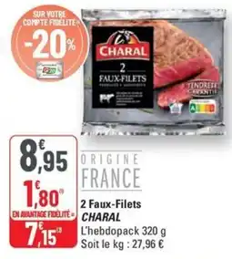 G20 CHARAL 2 Faux-Filets offre