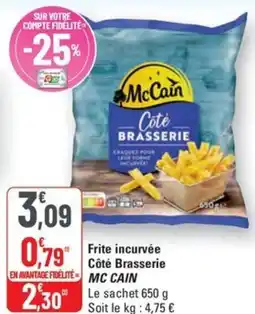 G20 MC CAIN Frite incurvée Côté Brasserie offre
