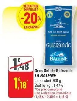 G20 LA BALEINE Gros Sel de Guérande offre