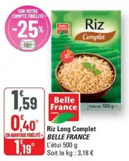 G20 BELLE FRANCE Riz Long Complet offre