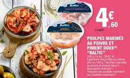 E.Leclerc Poulpes marinés au poivre et piment doux baltic offre