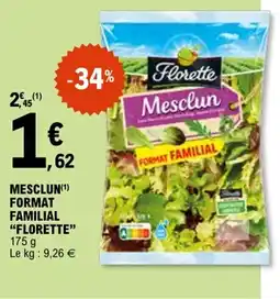 E.Leclerc Mesclun format familial florette offre