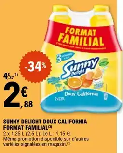 E.Leclerc Sunny delight doux california format familial offre