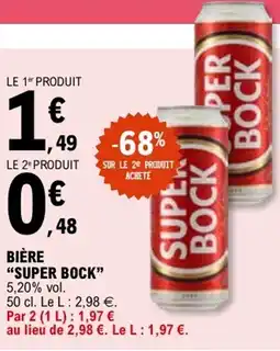 E.Leclerc Bière super bock offre
