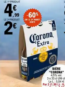 E.Leclerc Bière corona offre