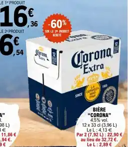 E.Leclerc Bière corona offre