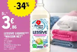E.Leclerc Lessive liquide lessive offre