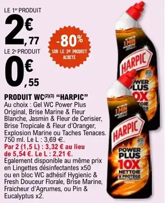 E.Leclerc Produit wc harpic offre