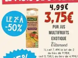 Naturalia VIVANI Pur jus multifruits exotique offre