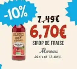 Naturalia MENEAU Sirop de fraise offre