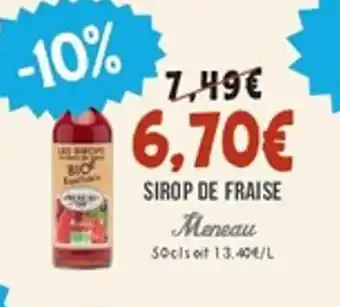 Naturalia MENEAU Sirop de fraise offre