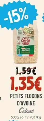 Naturalia CELNAT Petits flocons d'avoine offre