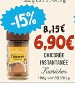 Naturalia FAVRICHON Chicorée instantanée offre