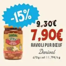 Naturalia DANIVAL Ravioli pur bœuf offre