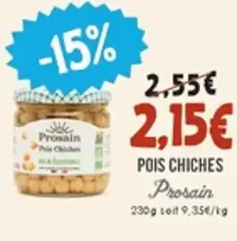 Naturalia PROSAIN Pois chiches offre