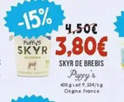 Naturalia PUFFY'S Skyr de brebis offre