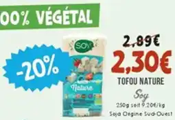 Naturalia SOY Tofou nature offre