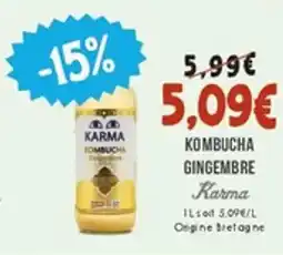 Naturalia KARMA Kombucha gingembre offre