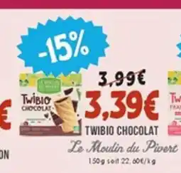 Naturalia LE MOULINDU PIVERT Twibio chocolat offre