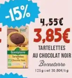 Naturalia BONNETERRE Tartelettes au chocolat noir offre
