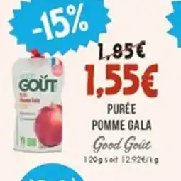 Naturalia Purée pomme gala offre