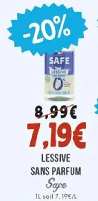 Naturalia SAFE Lessive sans parfum offre