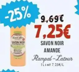 Naturalia Savon noir amande offre